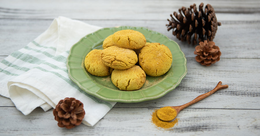 Plate of Golden Milk Cookies