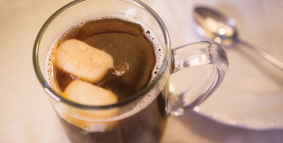 Vanilla-Chai Iced Coffee in glass