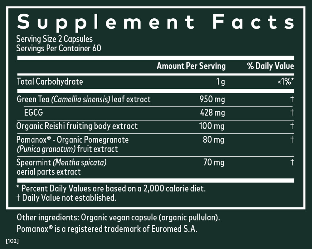 Gaia Herbs Infinity Glow Supplement Facts