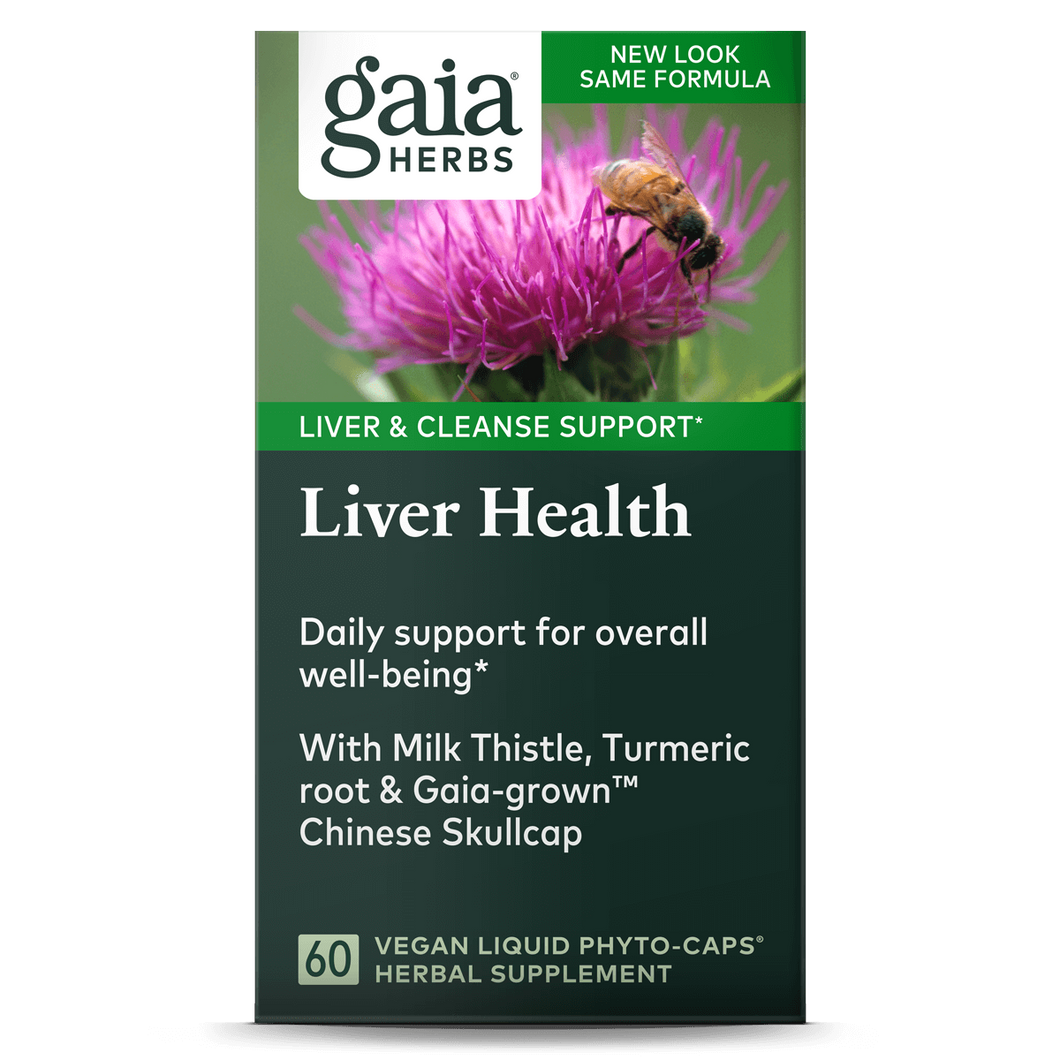 Liver Supplement for a Healthy Liver: Milk Thistle, Turmeric: Gaia Herbs®